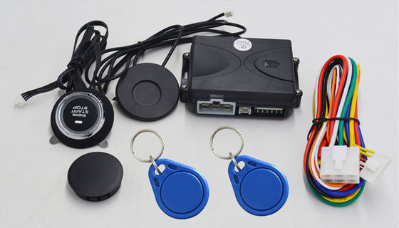 Rfid Engine Smart Key Push Button Start Car Alarm System 3~5m Control Distance