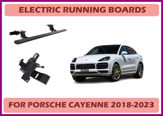 Factory Porsche Cayenne Power Retractable Running Boards with Touch-Sensitive