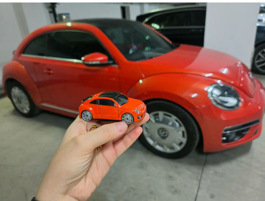 VW Beetle DIY Car Key Cover Exclusive Design ABS Engineering Plastic Material